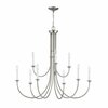 Thomas Meadowview 36'' Wide 9-Light Chandelier - Brushed Nickel CN340922